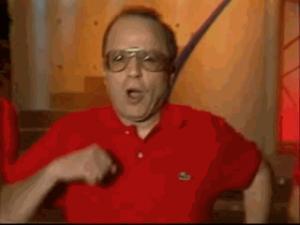 Gif avec les tags : Thierry Roland,danse,lacoste