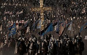 Gif avec les tags : Jérusalem,armée,catholique,chevalier,chrétien,croisade,croix,deus vult