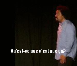 Gif avec les tags : Dieudo,hein,qu'est-ce que c'est ?,wat