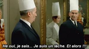 Gif avec les tags : Louis de funès,ananas,restaurant