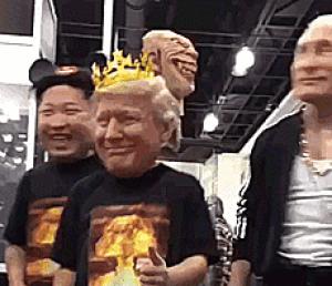 Gif avec les tags : trump; kim jong; poutine