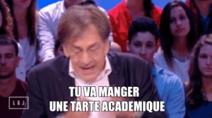 Gif avec les tags : Finkielkraut,academique,tarte