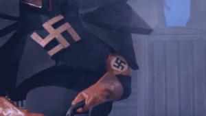 Gif avec les tags : nazi,tronçonneuse