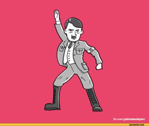 Gif avec les tags : Hitler,danse