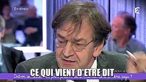 Gif avec les tags : Finkielkraut,diffamatoire,discours