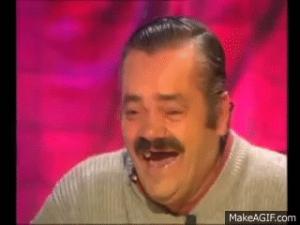 Gif avec les tags : Risitas,dent,issou,rire