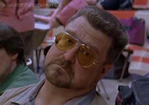 Gif avec les tags : The Big Lebowski,réaction,tête