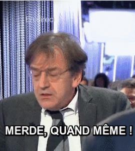 Gif avec les tags : Finkie,finkielkrault,merde