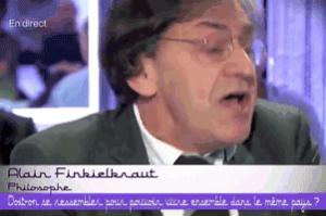 Gif avec les tags : 4chan,Finkielkraut,taisez-vous