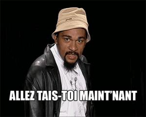 Gif avec les tags : ferme la,menace,ta gueule,tais-toi,wesh