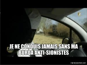 Gif avec les tags : burqa,ondes,sionistes,voiture