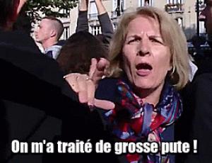 Gif avec les tags : gauchiste,grosse pute,pute