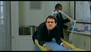 Gif avec les tags : Valls,le derrière,proctologue