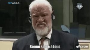 Gif avec les tags : Slobodan Praljak,santé,suicide