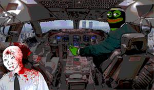 Gif avec les tags : 11,avion,frog,mort,pepe,septembre,terroriste