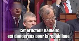 Gif avec les tags : assemblée,danger,dangereux,haine,haineux,république,éructeur