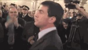 Gif avec les tags : Valls,saluer,synagogue,viva el blanco