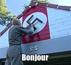 Gif avec les tags : bonjour,croix gammée,nazi