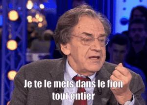 Gif avec les tags : Finkielkraut,alain,couché,est,finky,on,pas,poing,rage